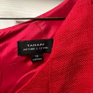 Tahari Vibrant Red Jacket